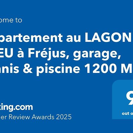 Appartement Au Lagon Bleu A Frejus, Garage, Tennis & Piscine 1200 M2 Екстер'єр фото